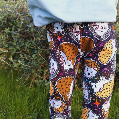 Hedgehog Cuffed Leggings
