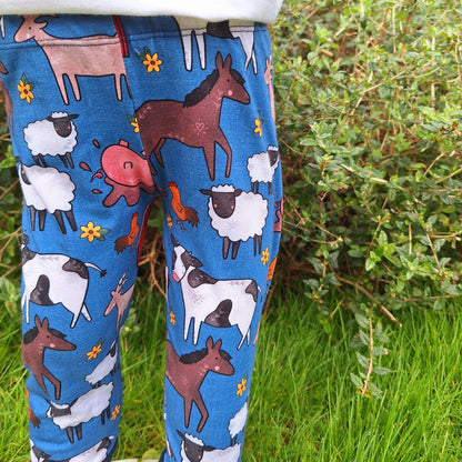 Farmyard Cuffed Leggings