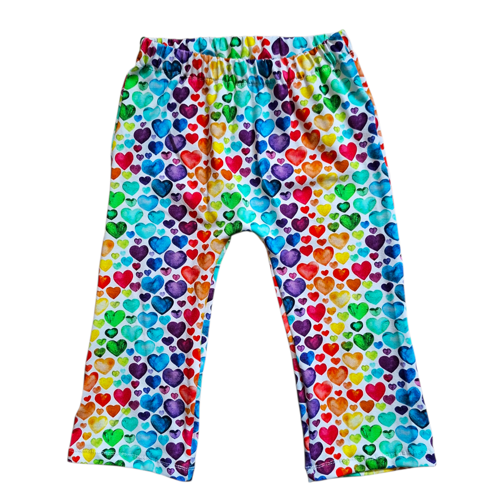 Rainbow Hearts Cross Fit Trousers