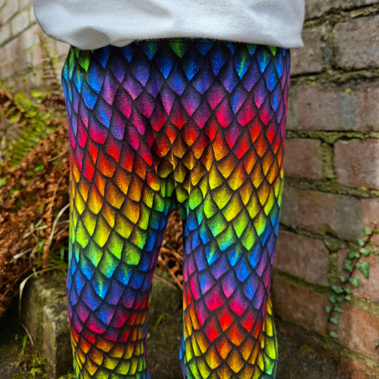 Dragon Scale Cross Fit Trousers
