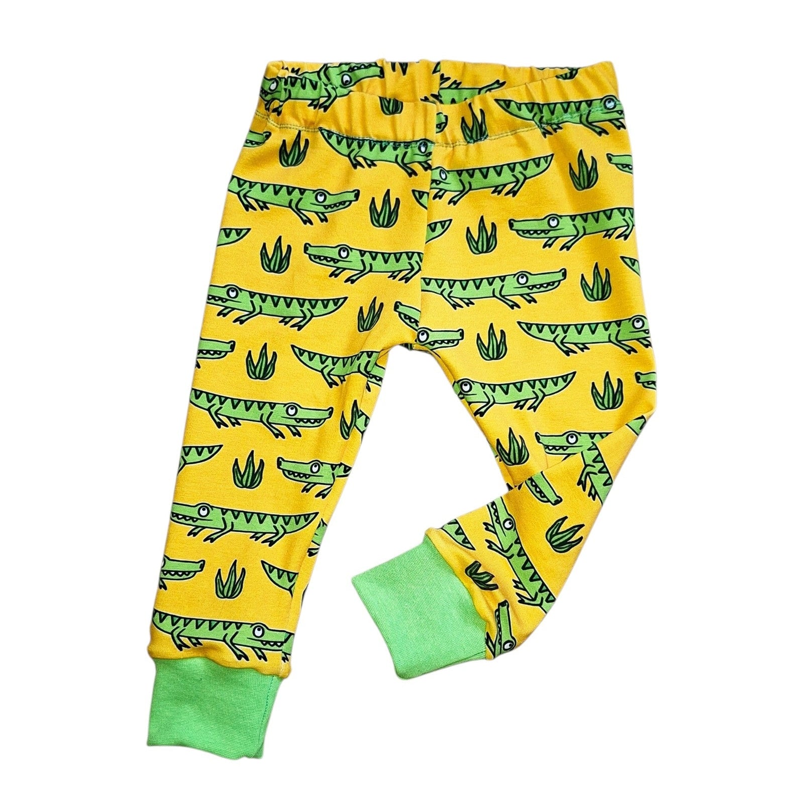 Crocodile Print Cuffed Leggings