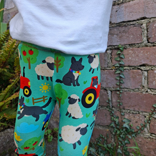 Farm Dog Cuffed Leggings