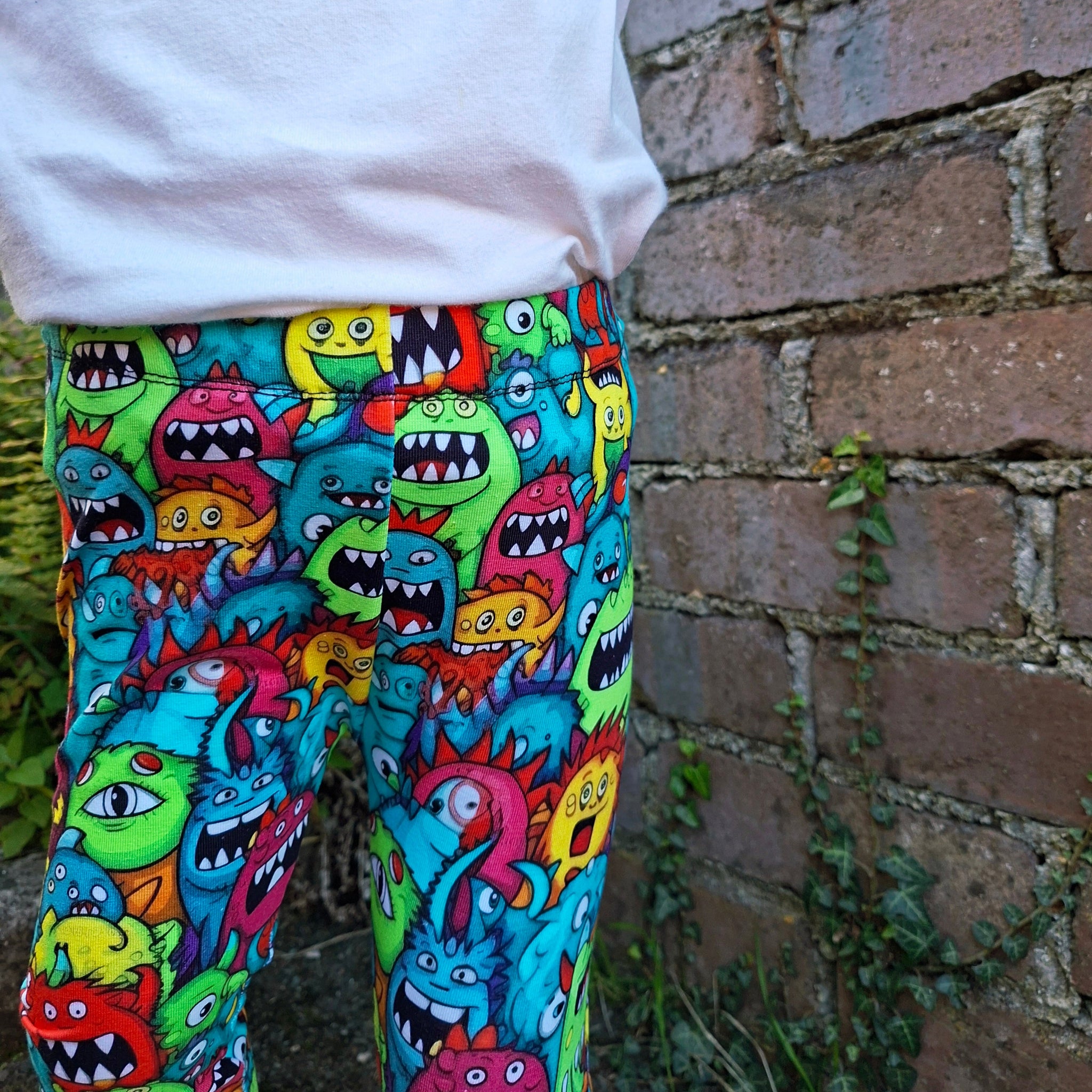 Monster Mash cuffed leggings
