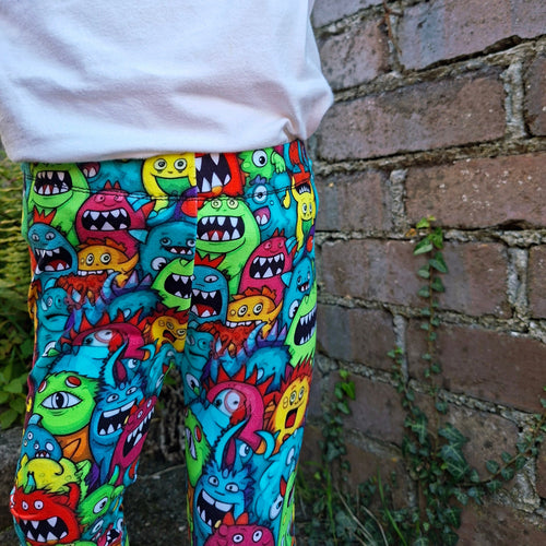 Monster Mash cuffed leggings