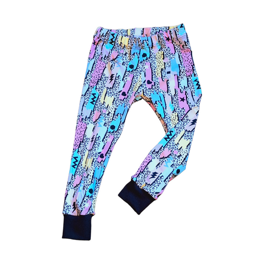 Retro Dash Cuffed Leggings