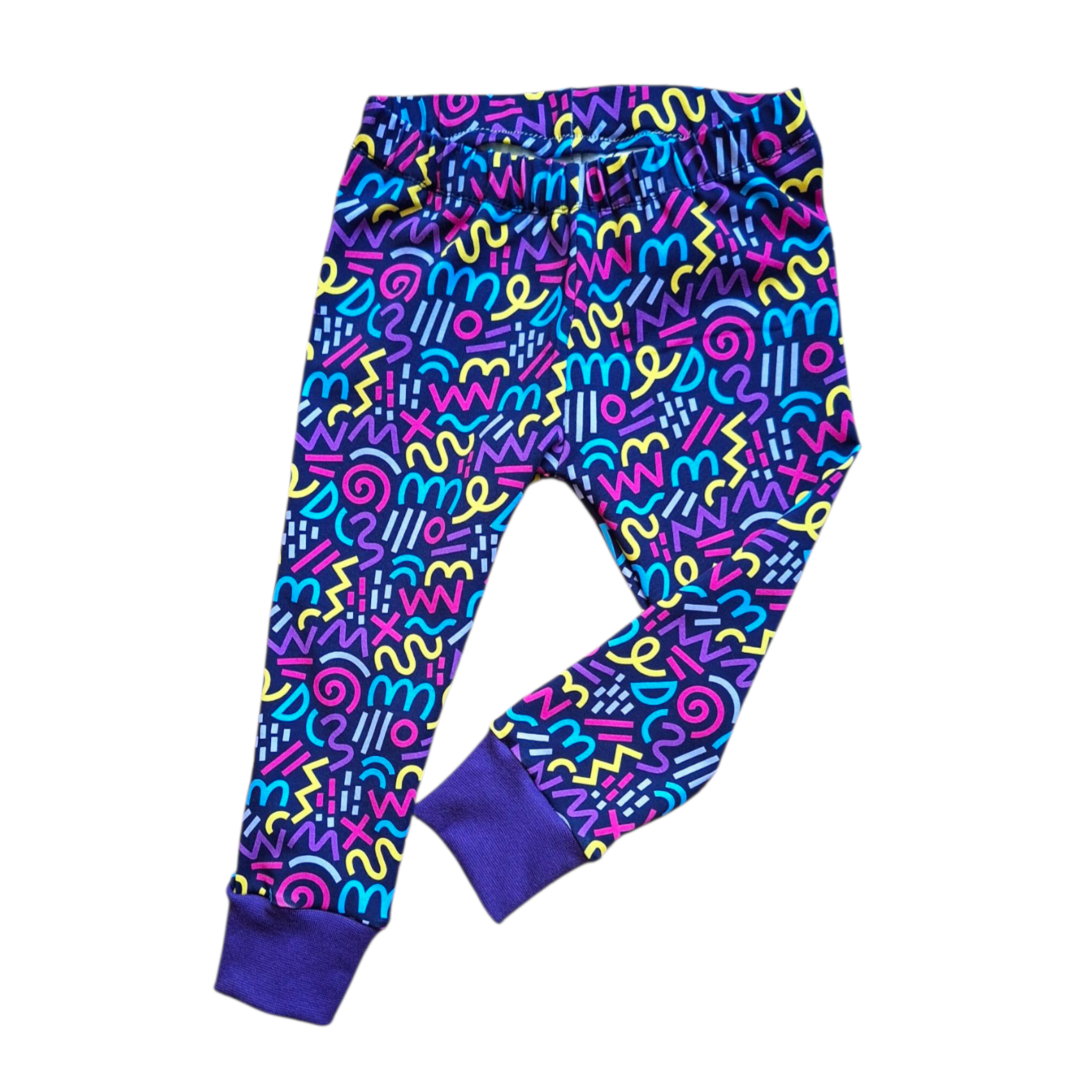 Squiggle Cuffed Leggings