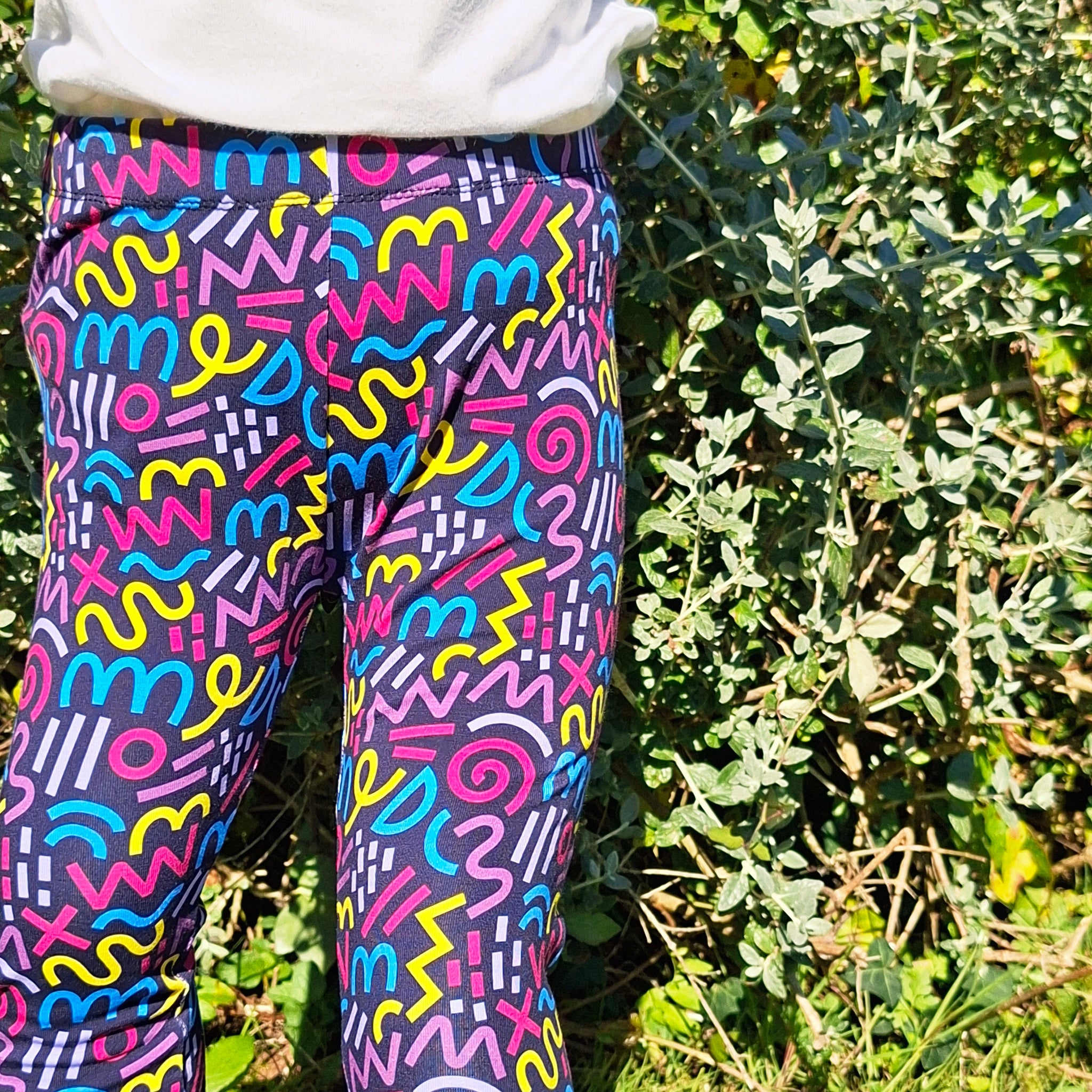 Squiggle Cuffed Leggings