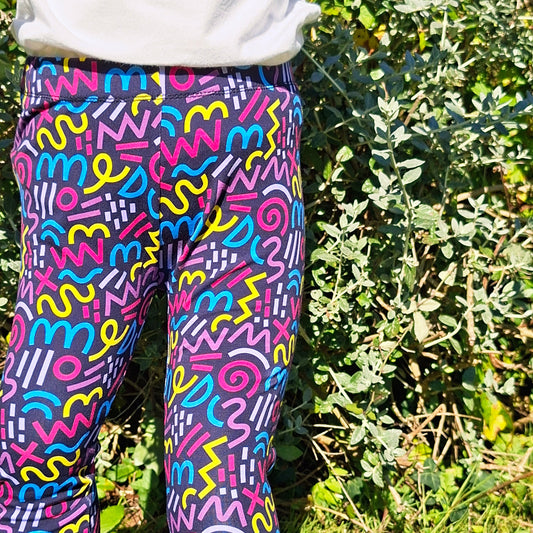 Squiggle Cuffed Leggings