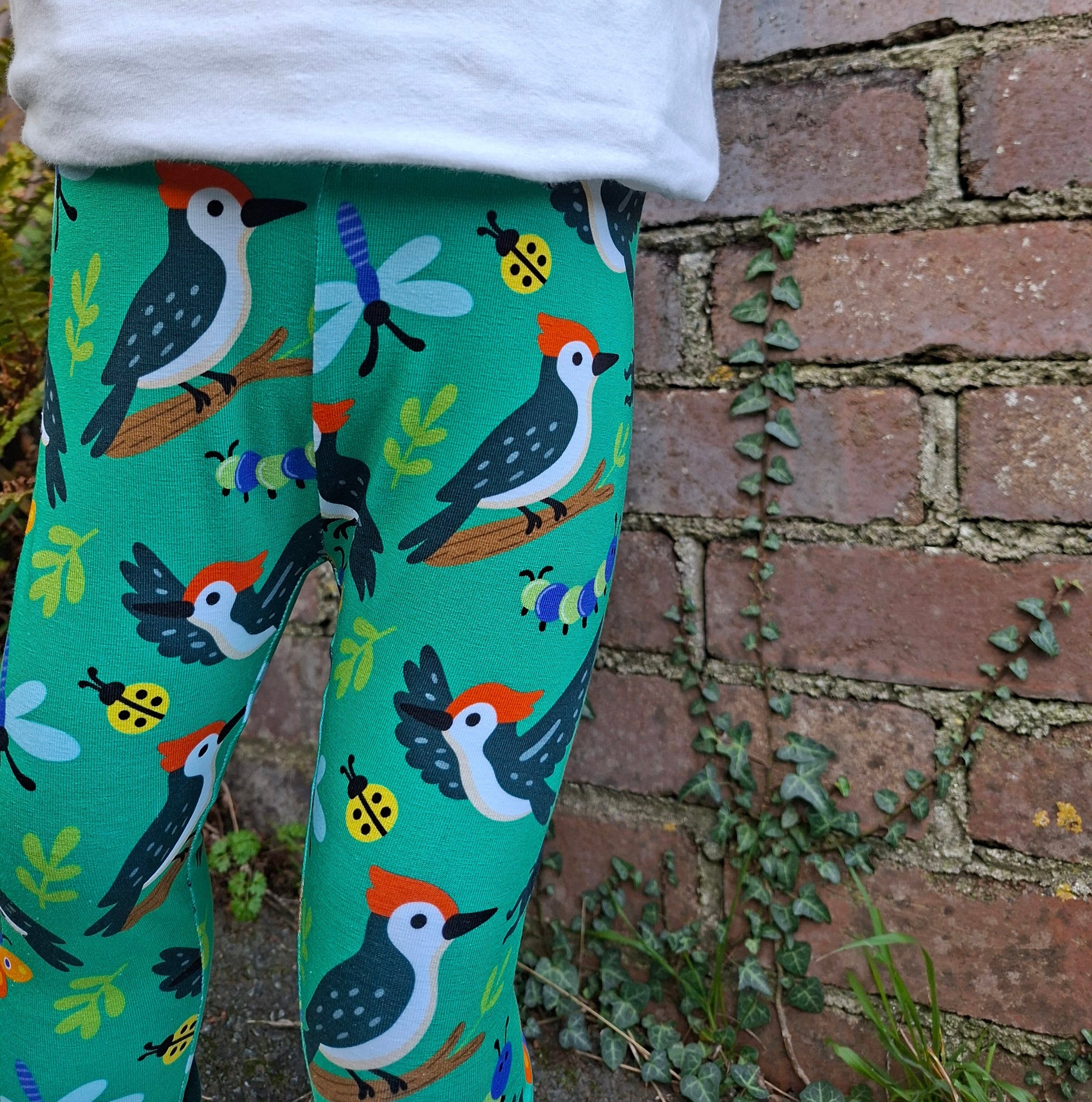 Woodpecker Cuffed Leggings