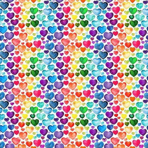 Rainbow Hearts Childrens Grow With Me Trousers