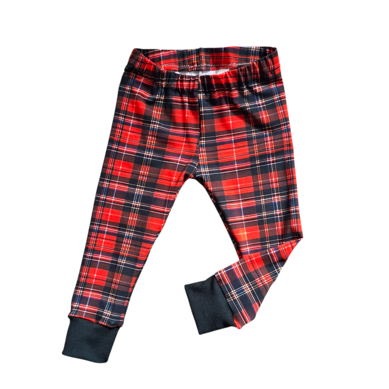 Tartan Cuffed Leggings